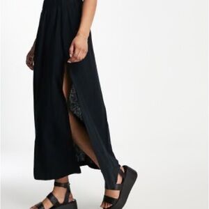 Abercrombie Linen Cotton Maxi Skirt